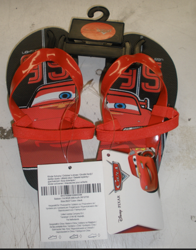 Lichidare stoc slapi copii marca ''Cars''.