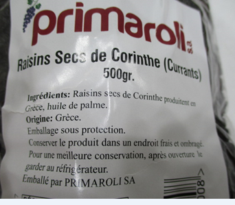 Lichidare lot de stafide - Grecia