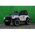 Masinuta electric? pentru copii Jeep BRD-7588 2x35W 12V #Alb