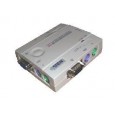 Switch KVM compact PS/2, 2 porturi(+cabluri),CS 12C